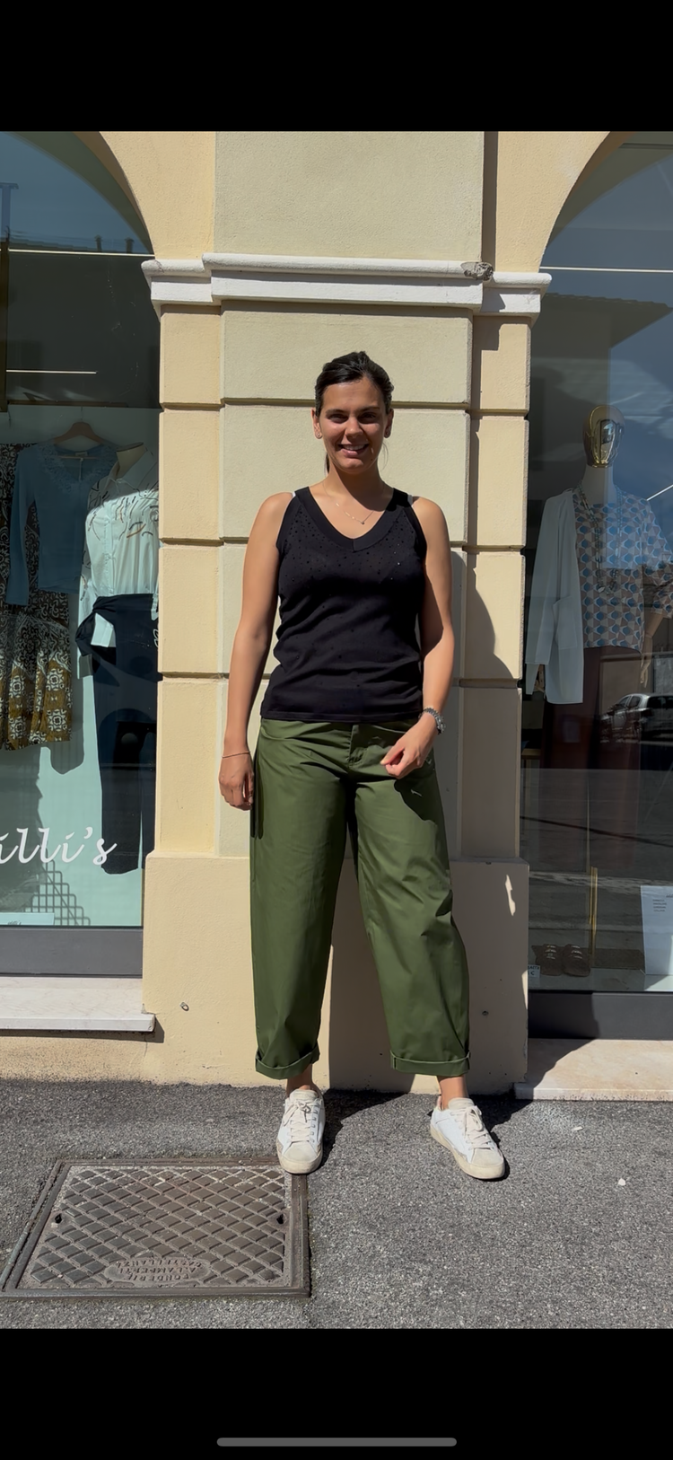SOUVENIR - PANTALONE OVETTO - VERDE