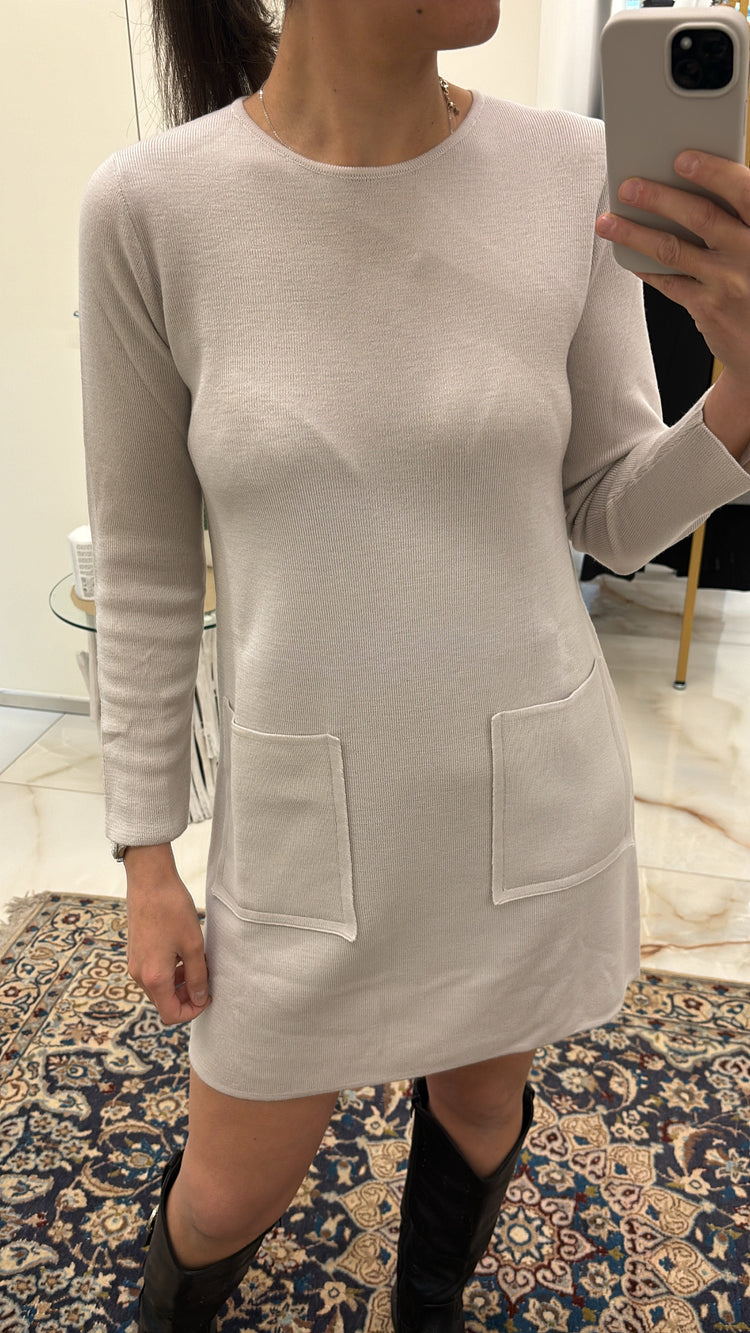 DANIEL & MAYER - ABITO IN MAGLIA - BEIGE