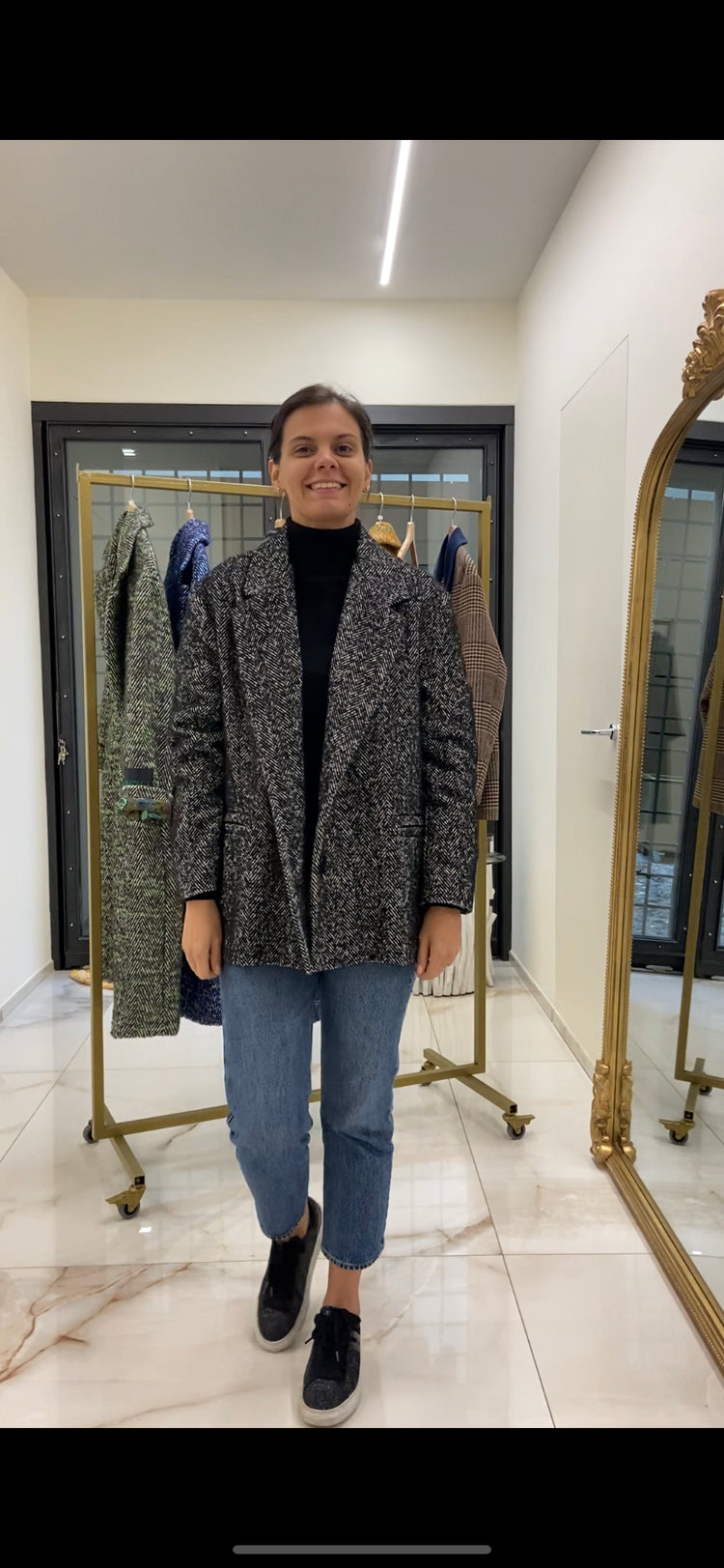 HAVEONE GIACCA / CAPPOTTO - NERA