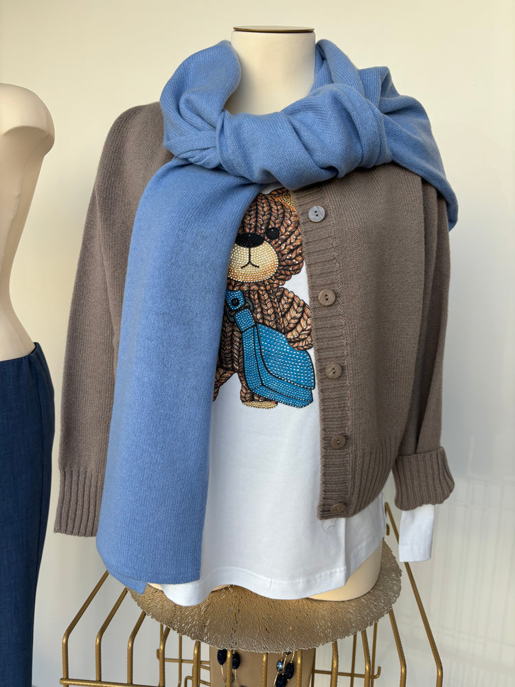 DANIEL & MAYER - MAGLIA MAN. LUNGHE - ORSETTO - AZZURRO
