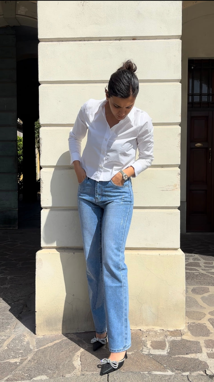 HAVEONE - CAMICIA CORTA - BIANCA
