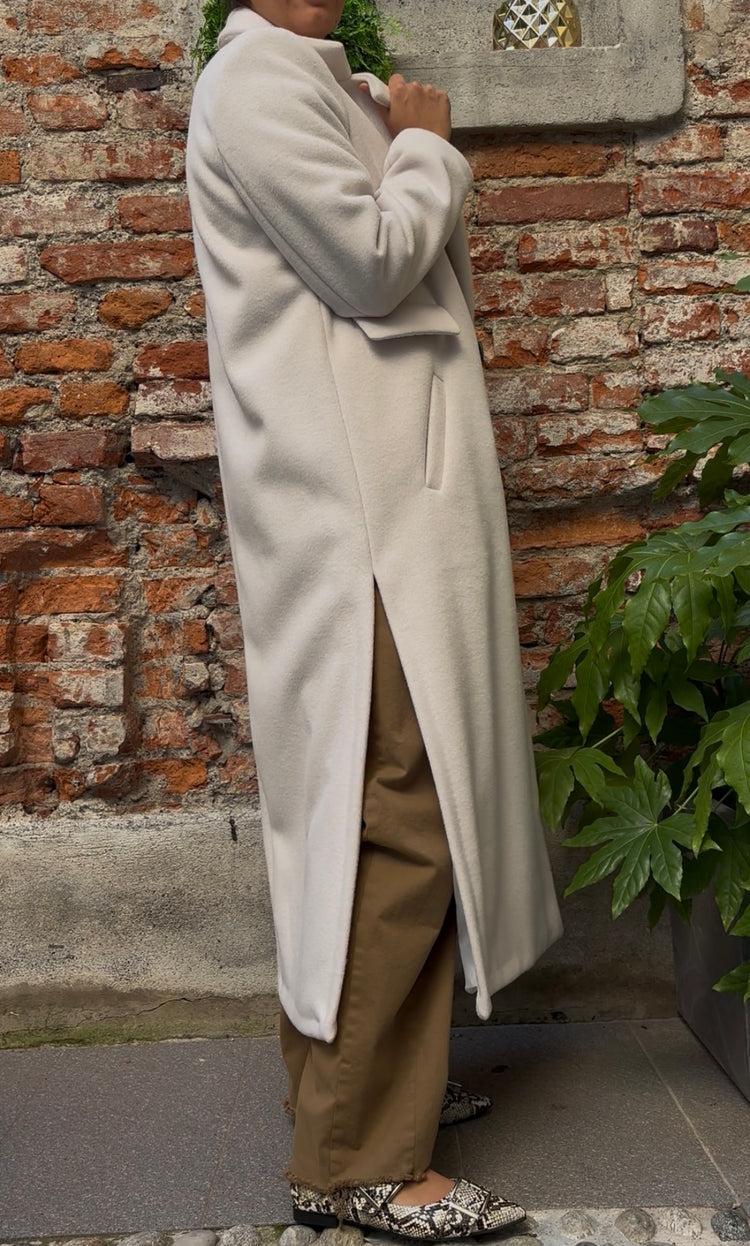 DANIEL & MAYER - CAPPOTTO LUNGO - MUMBAY - BIANCO