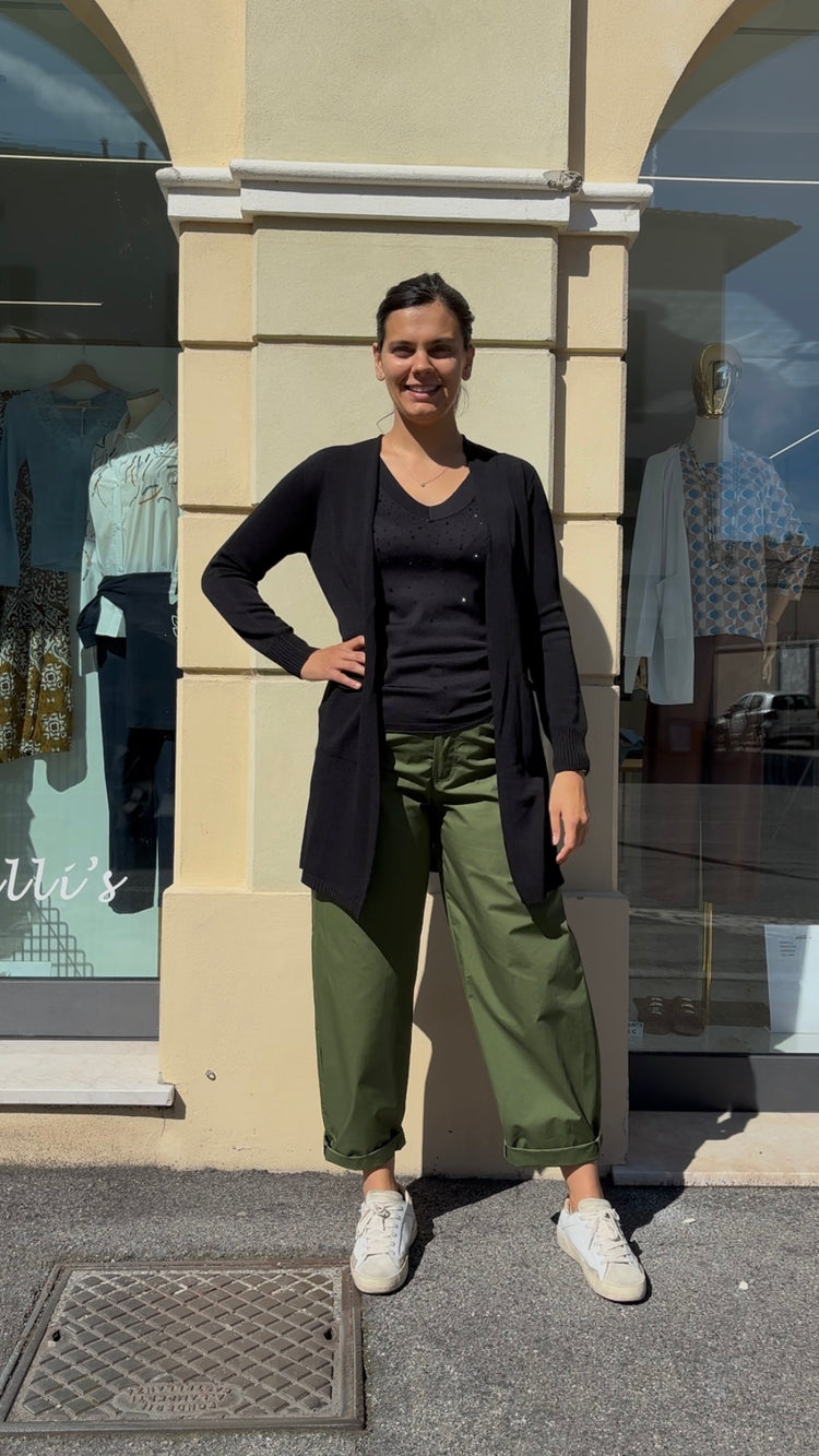 SOUVENIR - PANTALONE OVETTO - VERDE