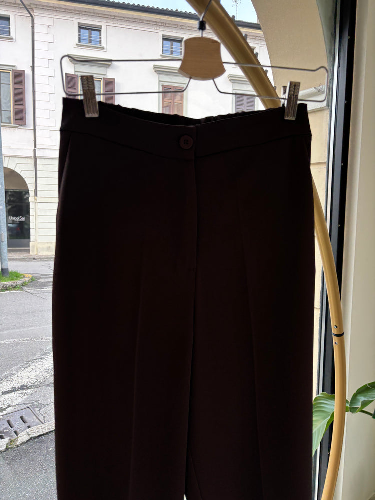 ANGELA DAVIS - PANTALONE - CIOCCOLATO