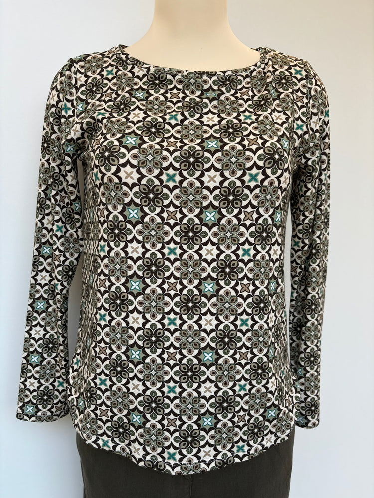 DANIEL & MAYER - MAGLIA in viscosa - FIORE VERDE