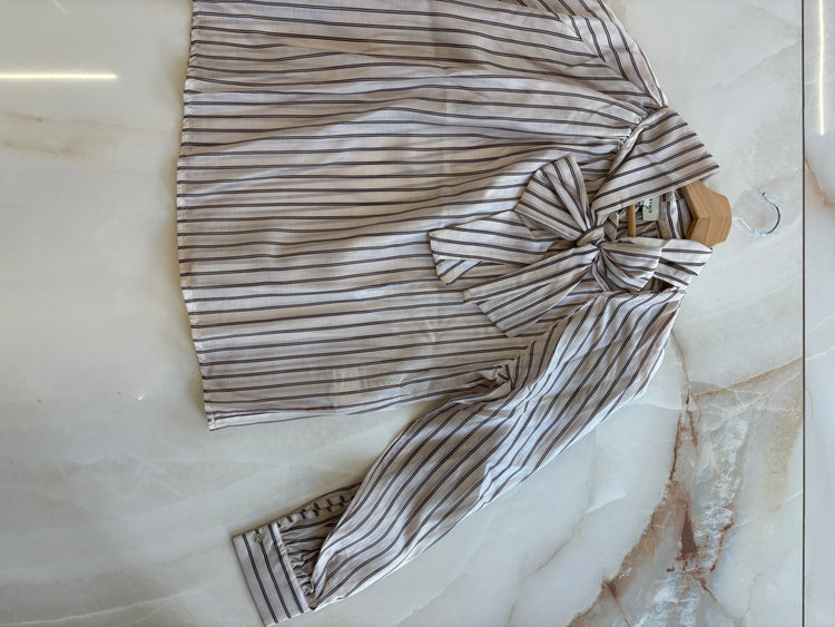 SUSY MIX - CAMICIA GESSATA - LATTE