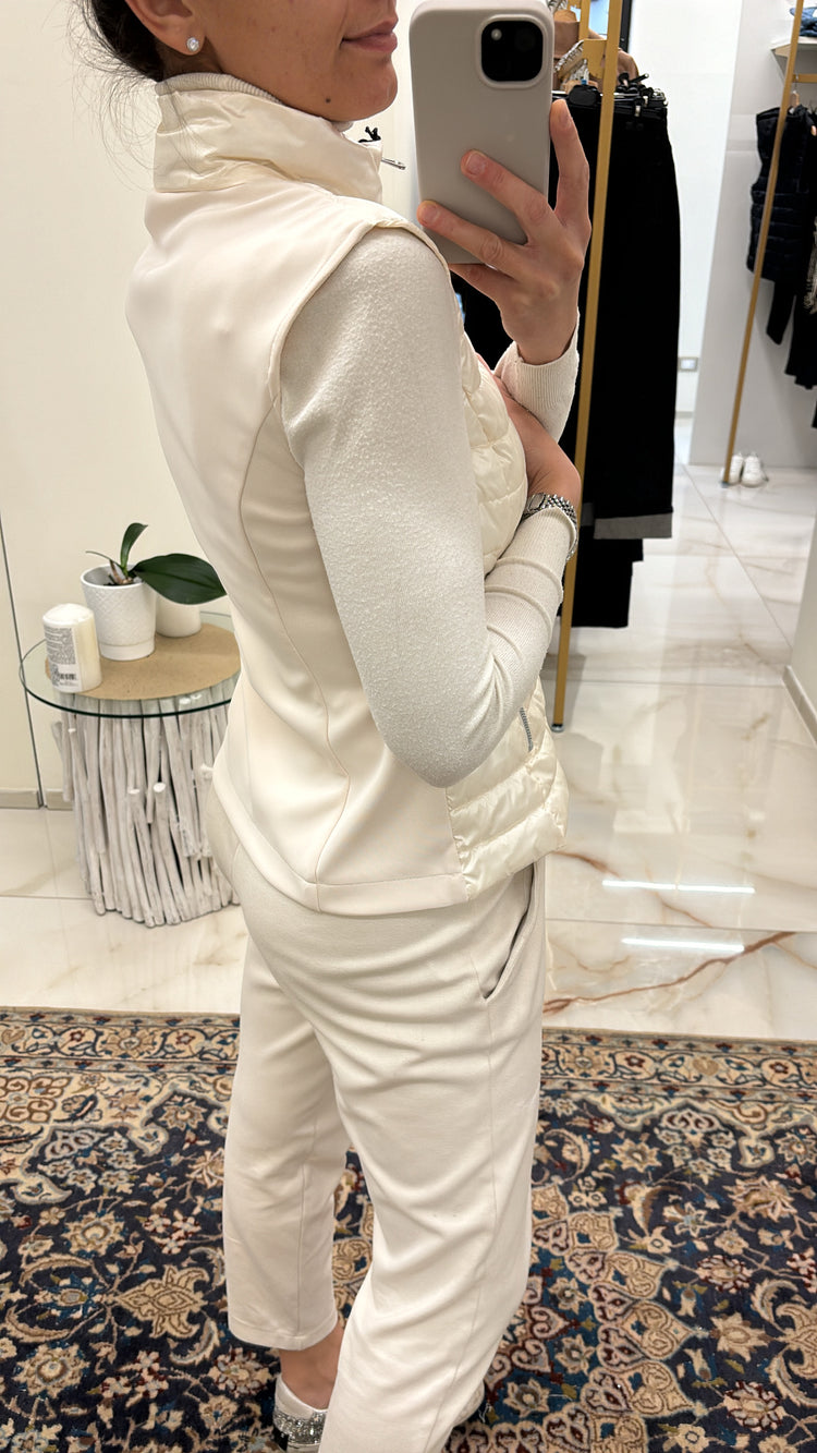 DANIEL & MAYER - GIUBBINO SMANICATO - BIANCO PERLA
