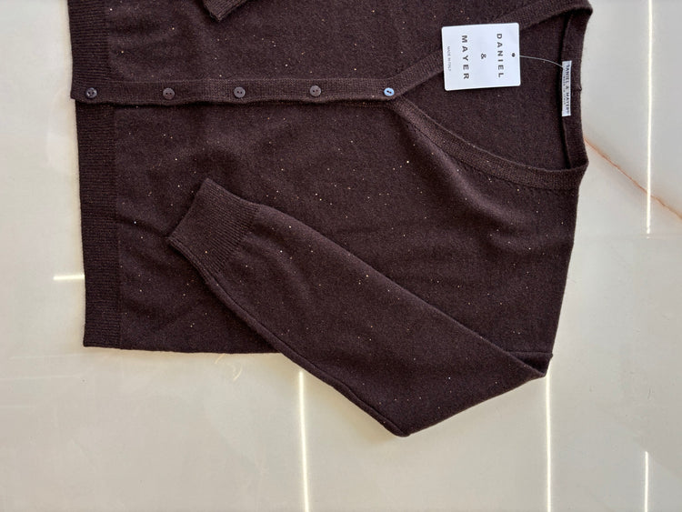 DANIEL E MAYER - CARDIGAN BRONZO