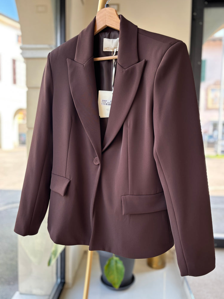 ANGELA DAVIS - TAILLEUR SUSANNE GIACCA - CIOCCOLATO