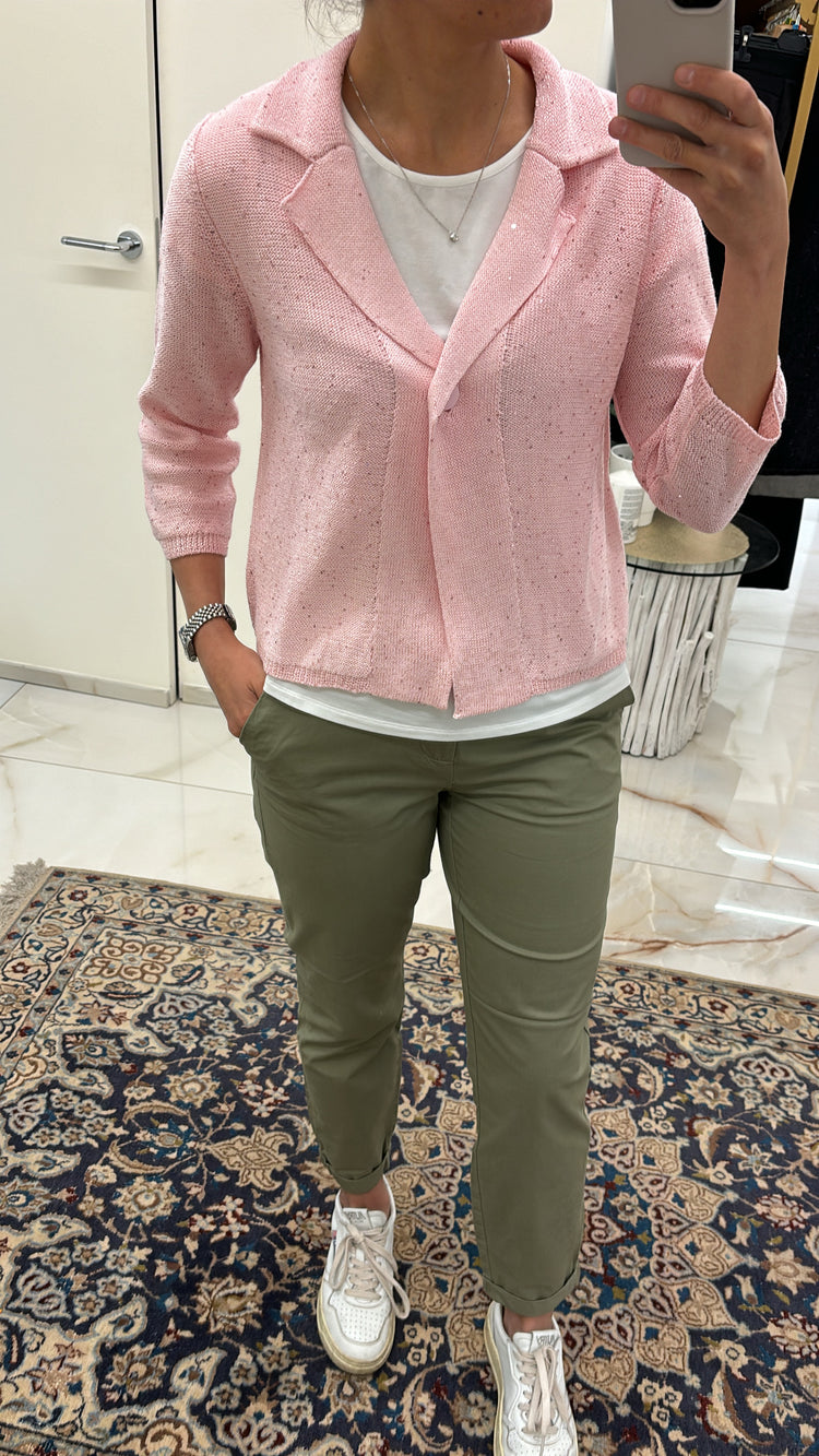 PANTALONE - CHINO -  VERDE MILITARE