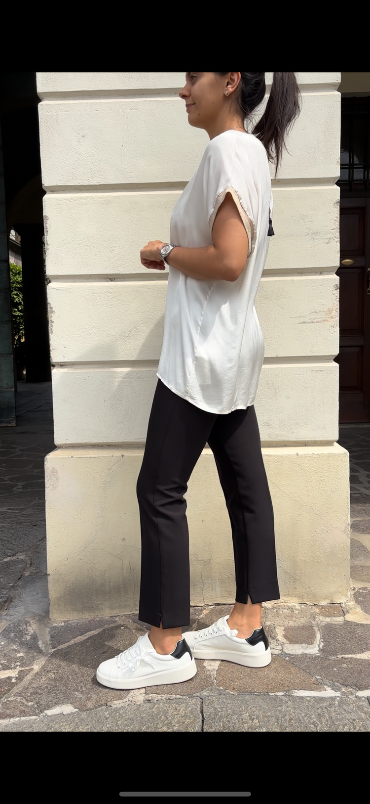 DANIEL & MAYER - PANTALONE BASICO cod. CAMERON - NERO