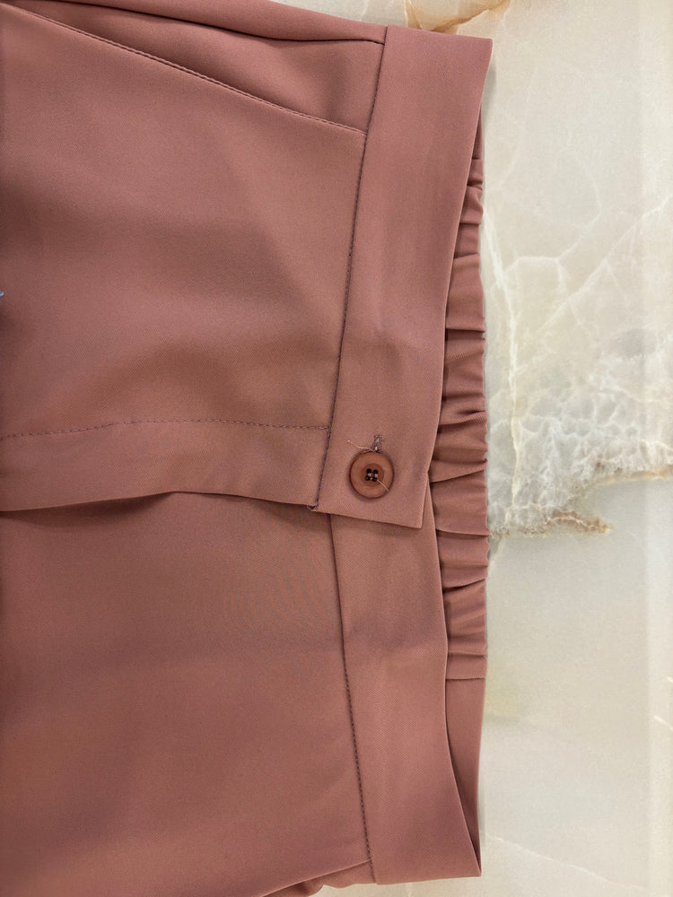 CARMEN - TAILLEUR LAME' - PANTALONE ROSA