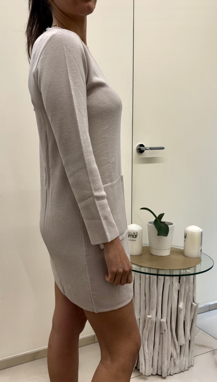 DANIEL & MAYER - ABITO IN MAGLIA - BEIGE