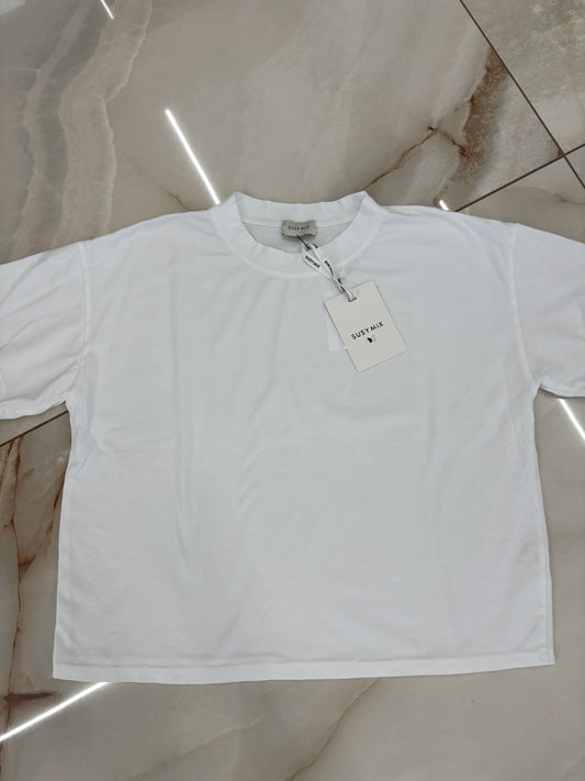 SUSY MIX - T SHIRT SCATOLETTA - BIANCA