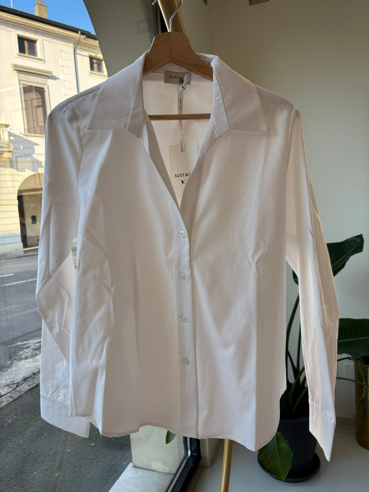 SUSY MIX - CAMICIA A V - BIANCA