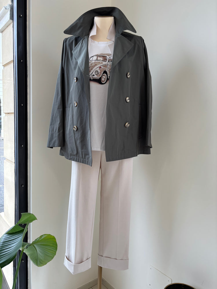 DANIEL & MAYER - TRENCH DOPPIOPETTO - VERDE