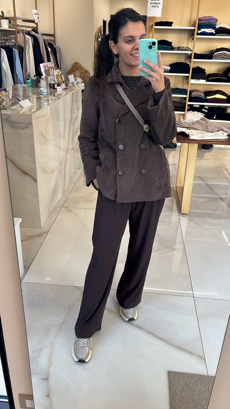 DANIEL E MAYER - GIACCA DOPPIOPETTO - CHOCO