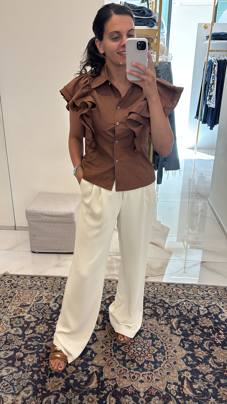 SOUVENIR - PANTALONE LADY - PANNA