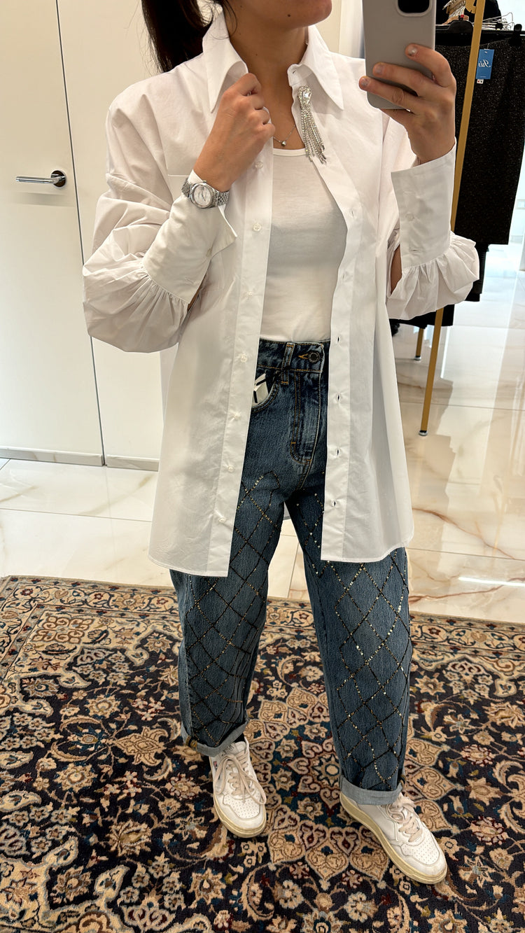 SOUVENIR ⭐ - JEANS - PAILLETTES - S