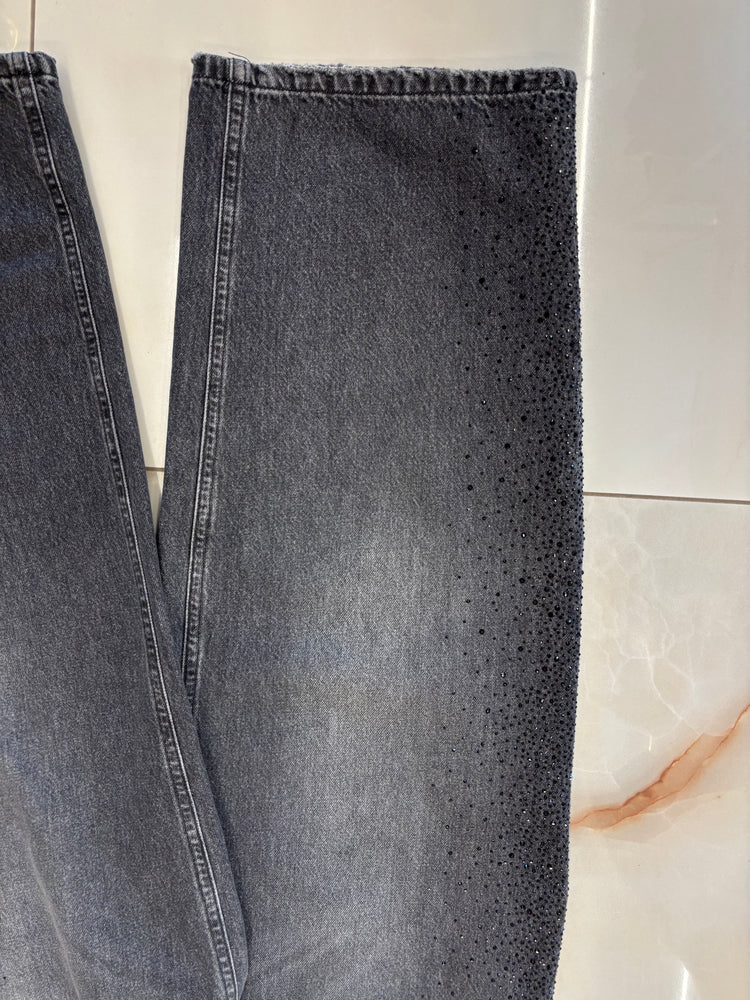 PHILIP - JEANS NERO DIAMANTINI