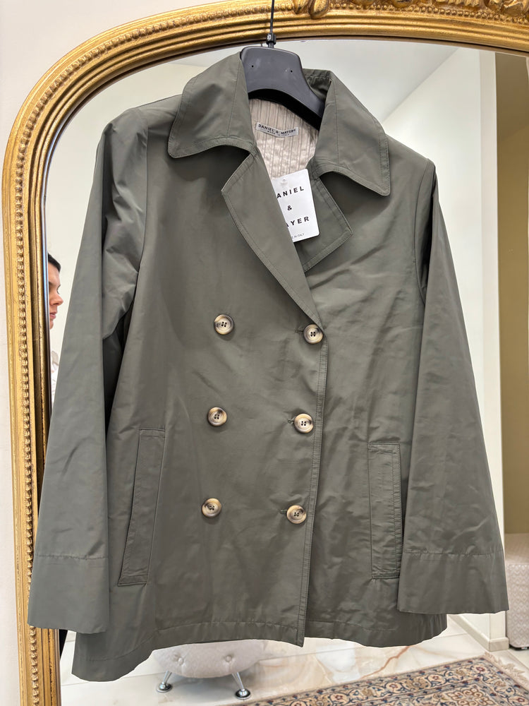 DANIEL & MAYER - TRENCH DOPPIOPETTO - VERDE