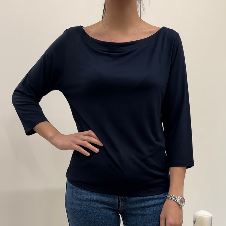 DANIEL & MAYER - MAGLIA BASICA GIROCOLLO - BLU