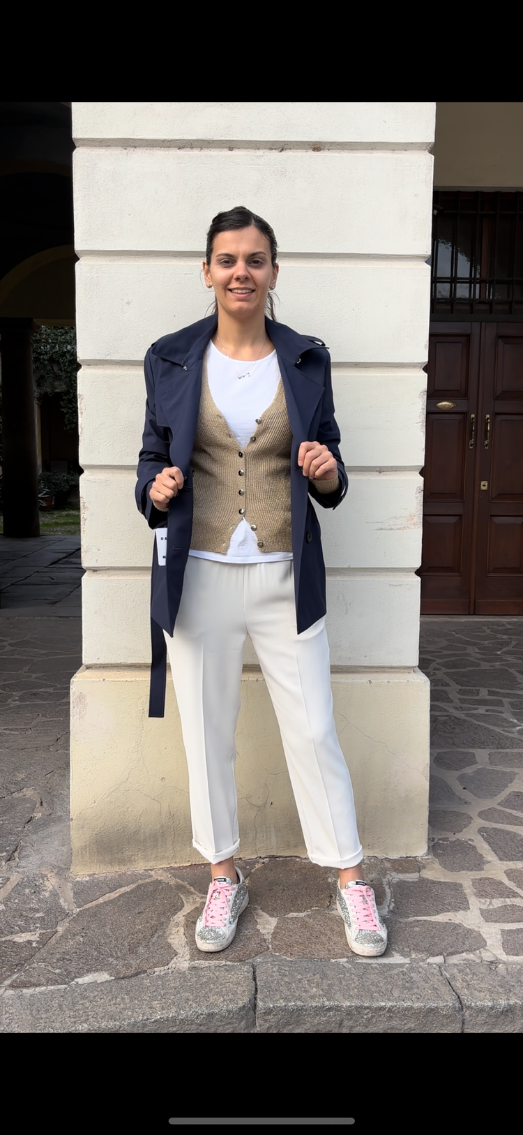 SADEY WITH LOVE - CARDIGAN LUREX - BRONZO
