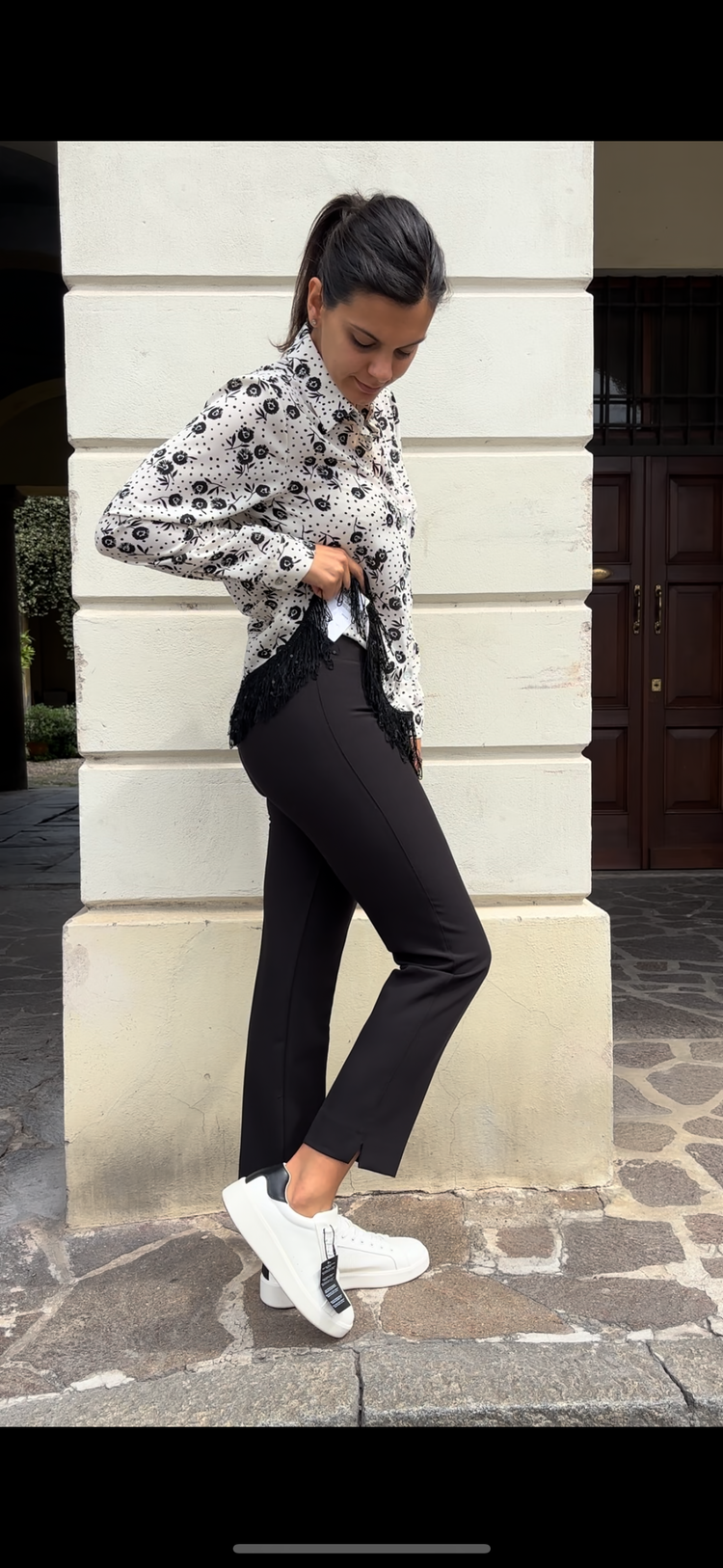 DANIEL & MAYER - PANTALONE BASICO cod. CAMERON - NERO