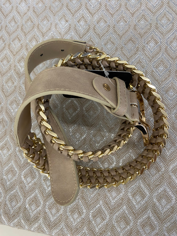 CINTURA GOLD - BEIGE