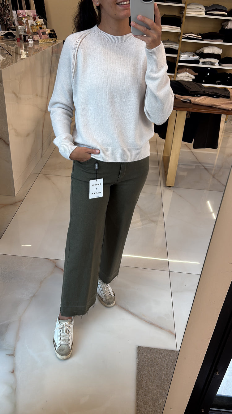 DANIEL & MAYER - JEANS MARTA - VERDE MILITARE