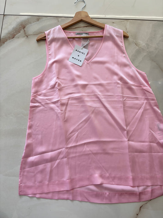 DANIEL & MAYER - CANOTTA OVER TG XL - ROSA BABY
