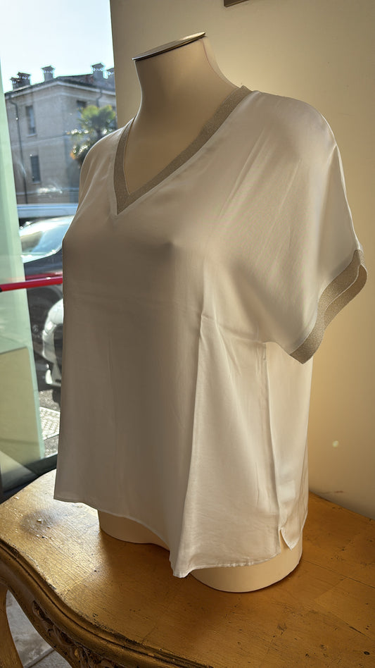 DANIEL E MAYER - MAGLIA SCOLLO A V - ORO