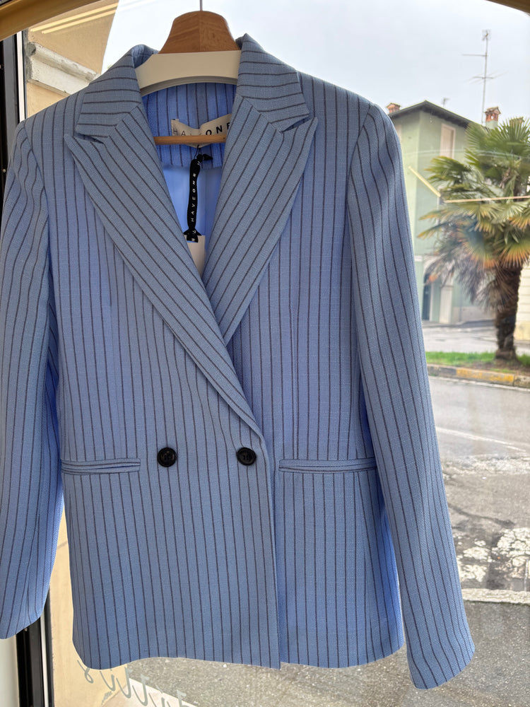 HAVEONE - GIACCA DOPPIOPETTO - CELESTE