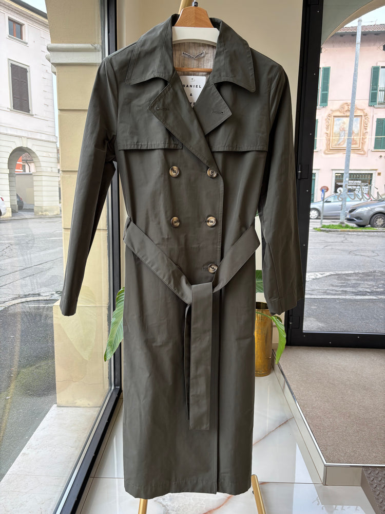 DANIEL & MAYER - TRENCH LUNGO - VERDE MILITARE