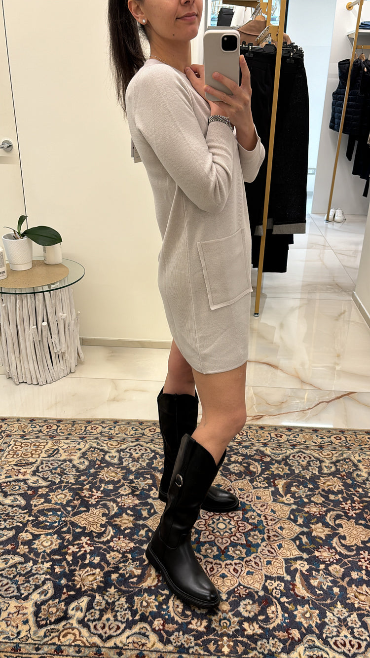 DANIEL & MAYER - ABITO IN MAGLIA - BEIGE