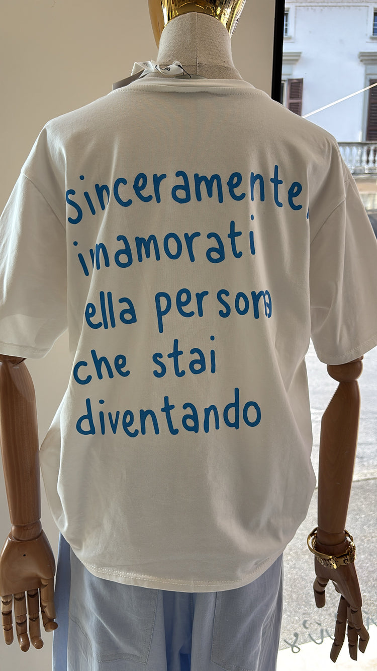 SUSY MIX - T SHIRT SCRITTA - INNAMORATI di te