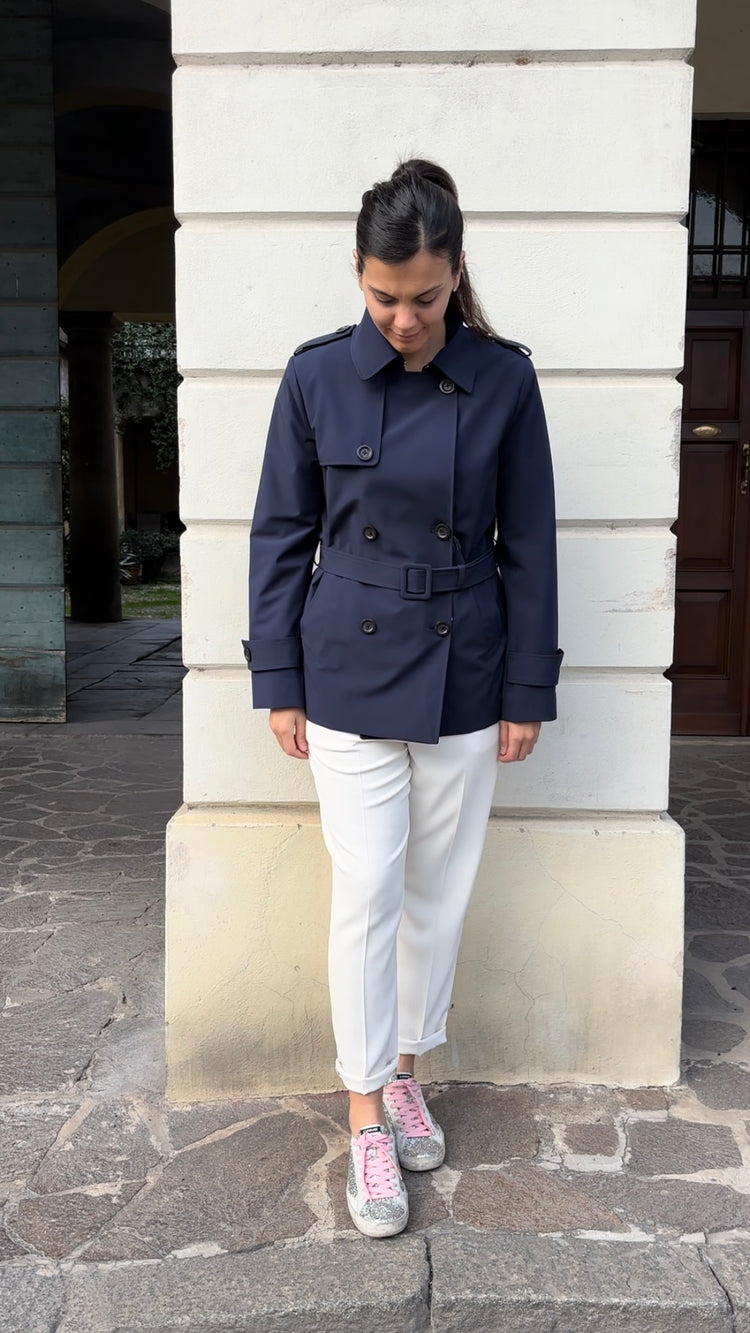 DANIEL & MAYER - TRENCH / CAPPOTTINO CORTO - - BLU
