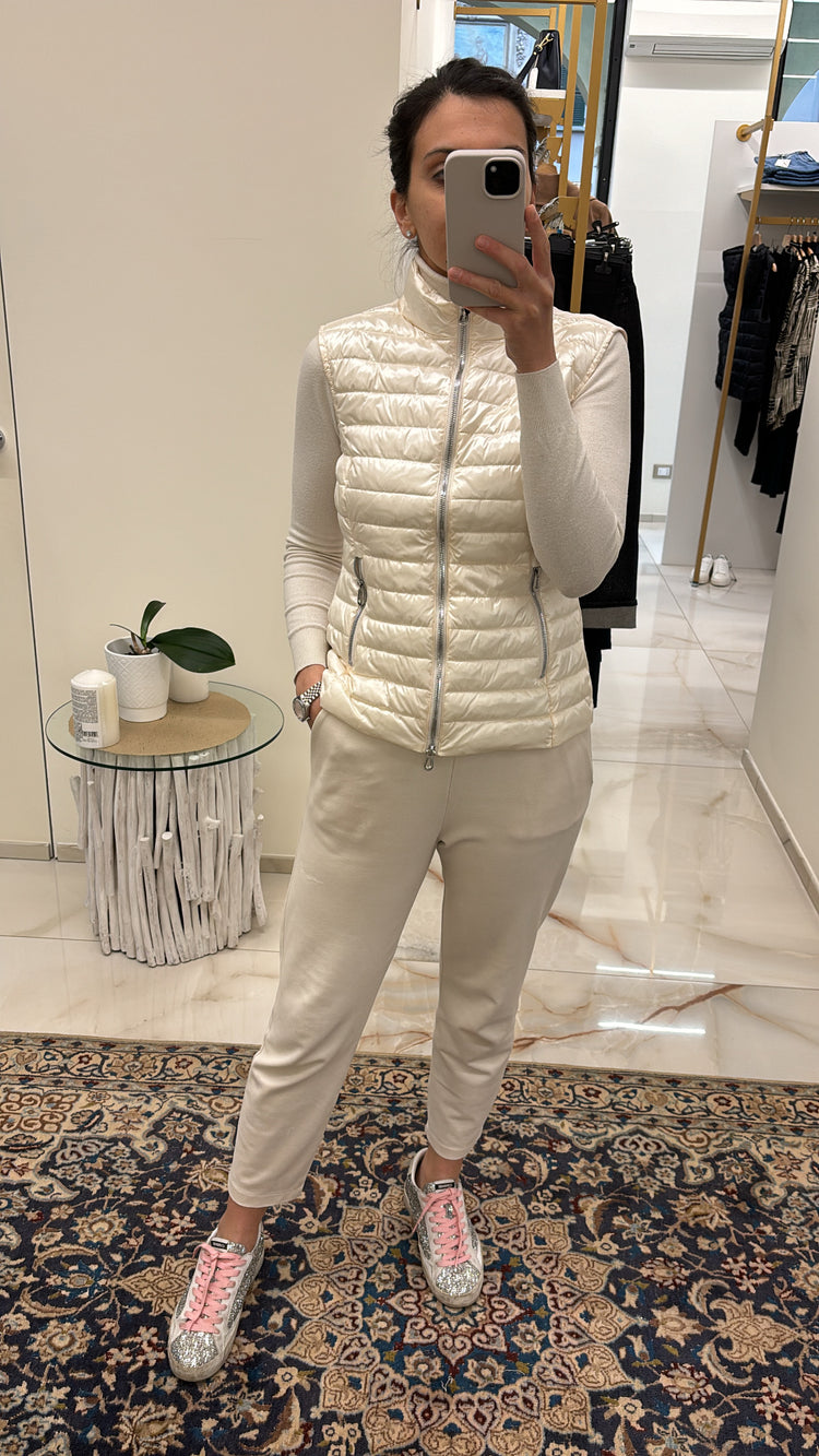 DANIEL & MAYER - GIUBBINO SMANICATO - BIANCO PERLA