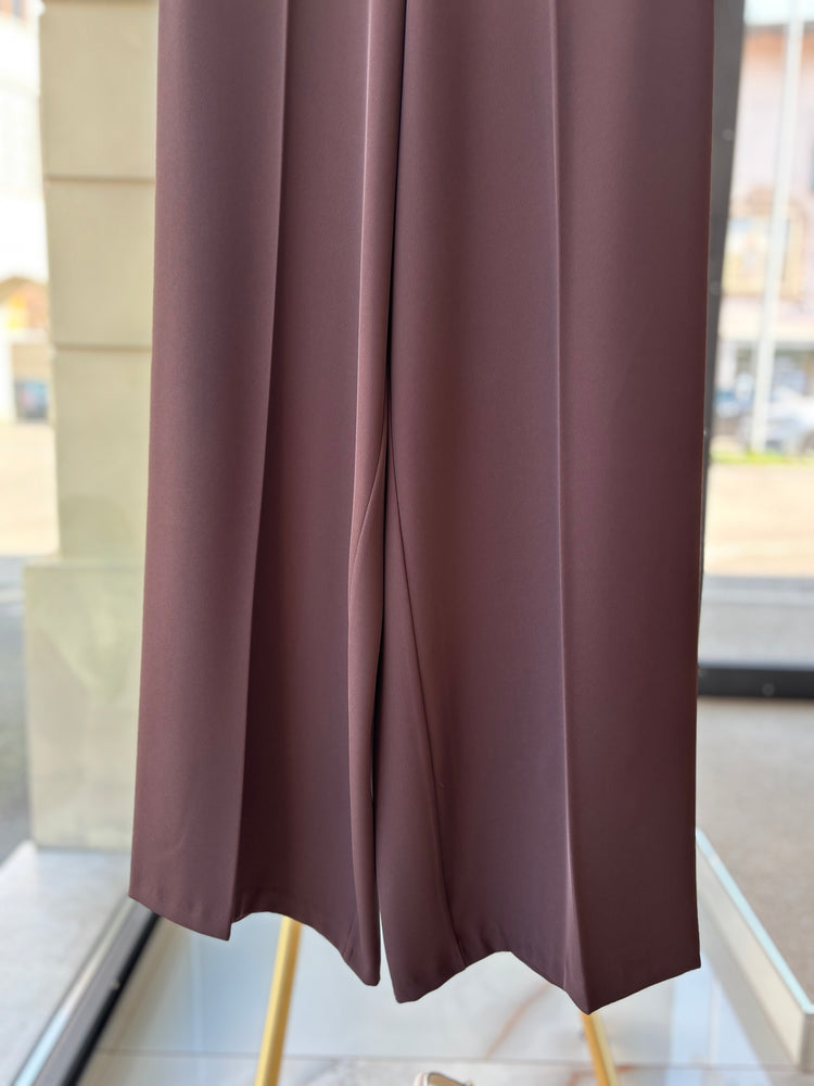 ANGELA DAVIS - TAILLEUR SUSANNE PANTALONE - CIOCCOLATO