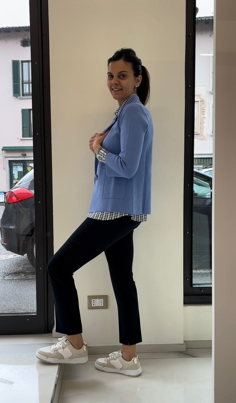 DANIEL & MAYER - PANTALONE BASICO cod. CAMERON INVERNALE - BLU