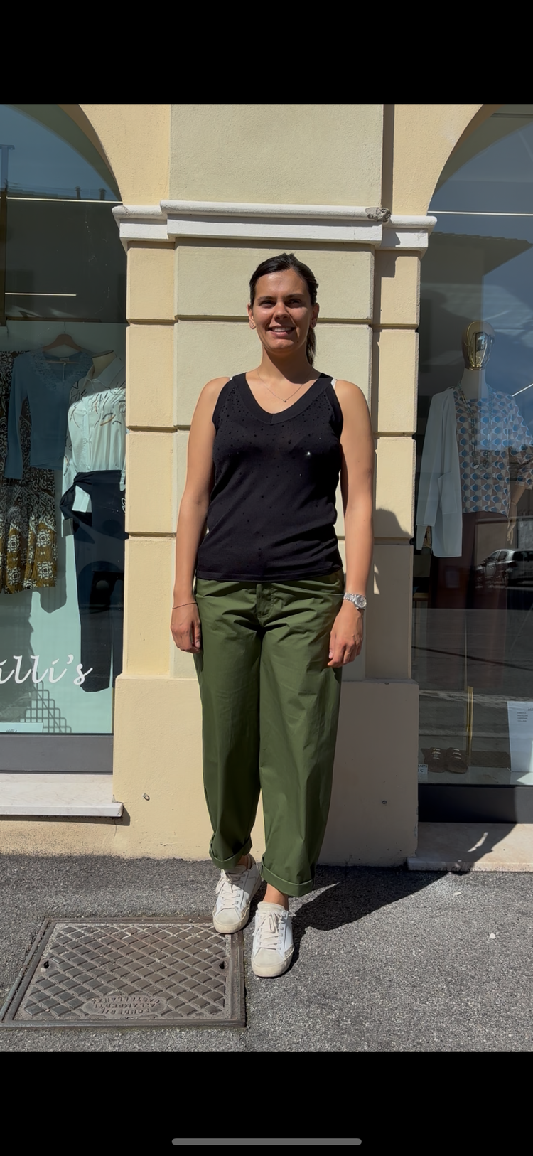 SOUVENIR - PANTALONE OVETTO - VERDE