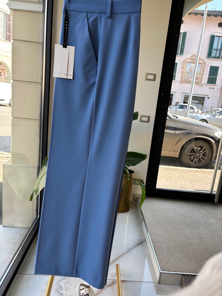 HAVEONE - PANTALONE COMPLETO - CELESTE