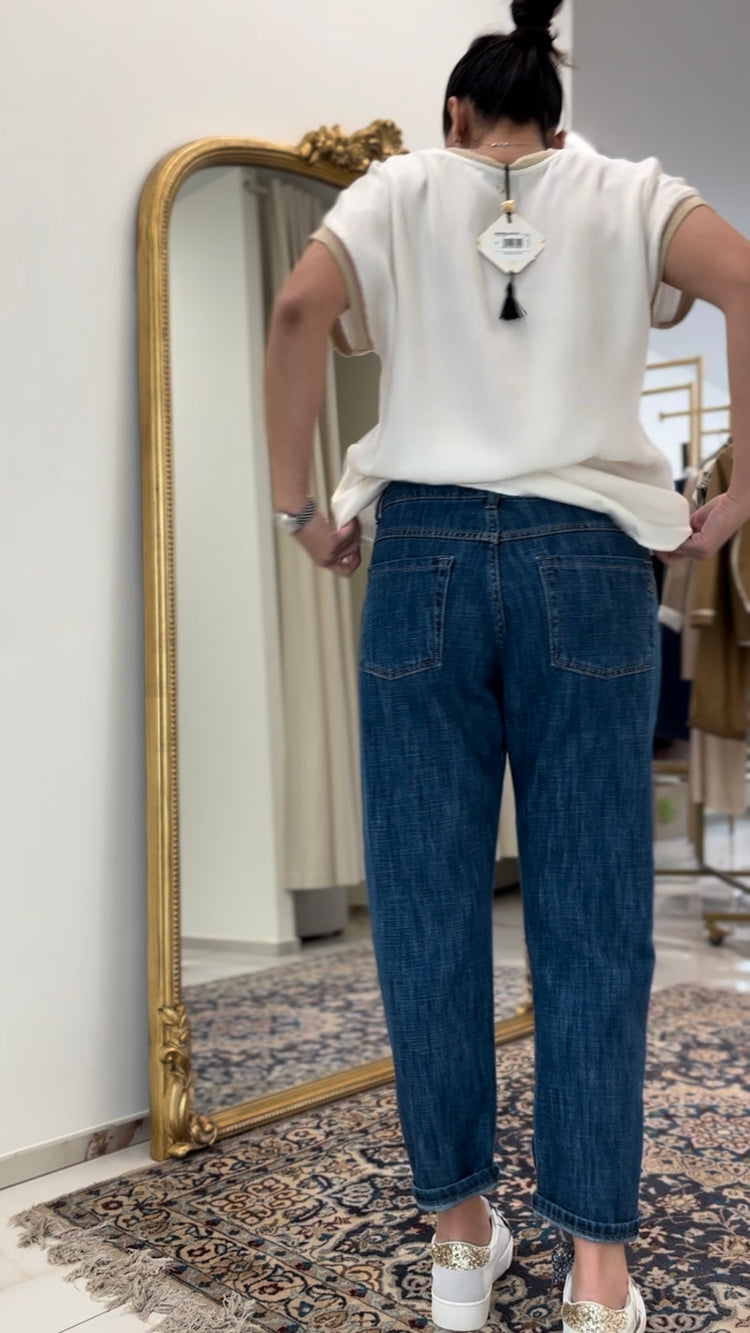 SOUVENIR - JEANS - DIAMANTINI - BLU