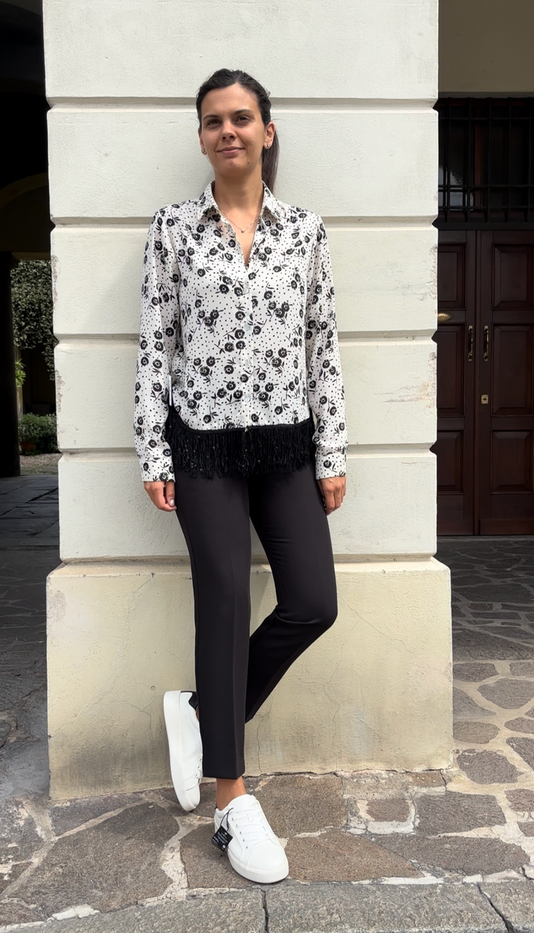 DANIEL & MAYER - PANTALONE BASICO cod. CAMERON - NERO