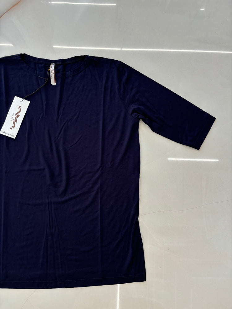 MARGARET - MAGLIA BASICA 01 - BLU NOTTE
