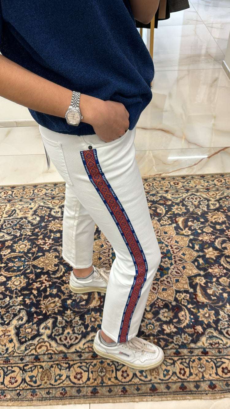 GAELLE PARIS - JEANS - BIANCO