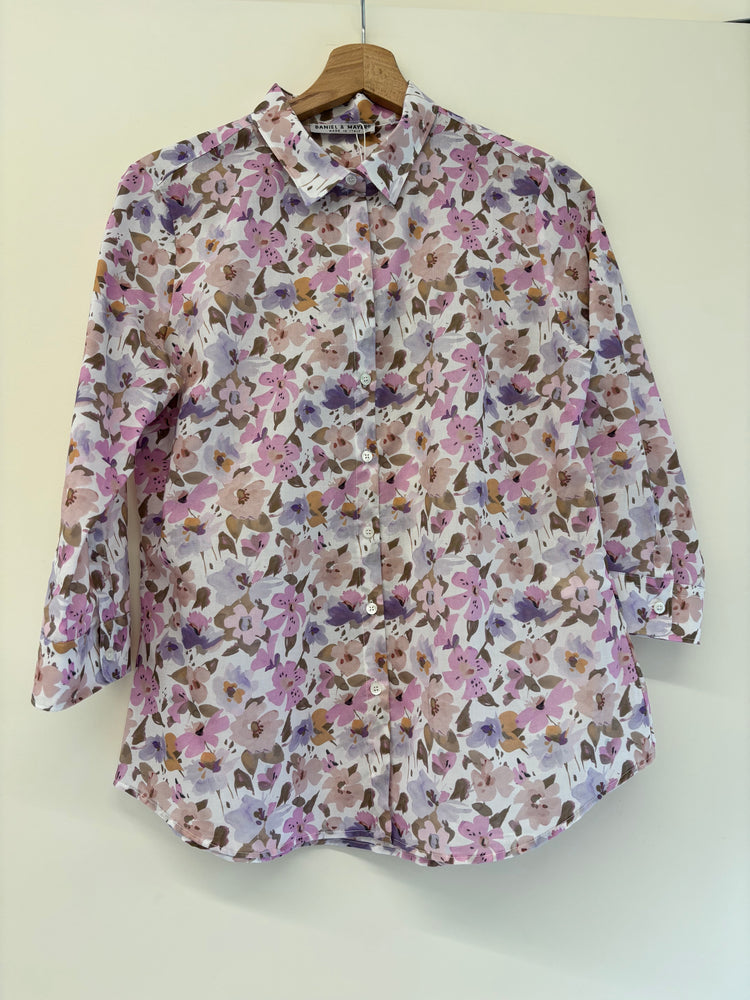 DANIEL & MAYER - CAMICIA IN COTONE - FIORI