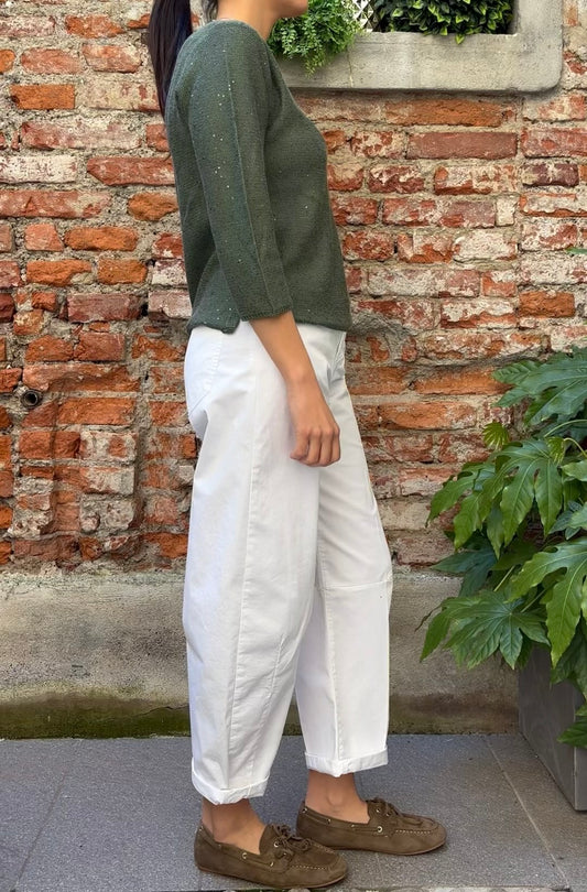 Daniel e mayer - Maglia con punti luce - Verde