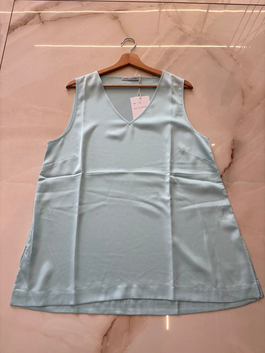 DANIEL & MAYER - CANOTTA OVER TG XL - AZZURRO ACQUA