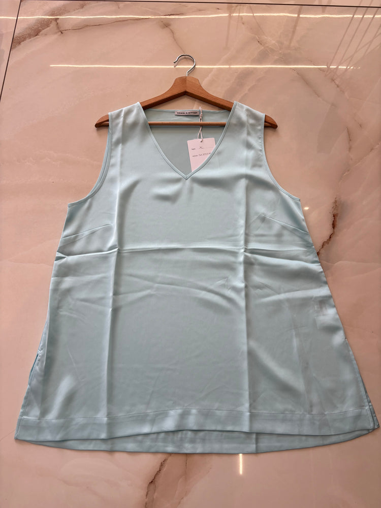 DANIEL & MAYER - CANOTTA OVER TG XL - AZZURRO ACQUA